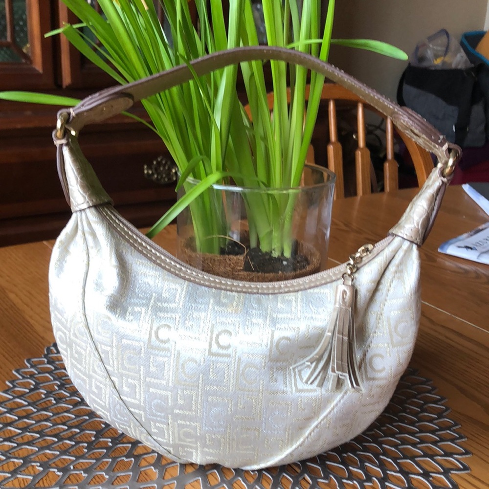Liz Claiborne Gold and Silver Metalic Bag
